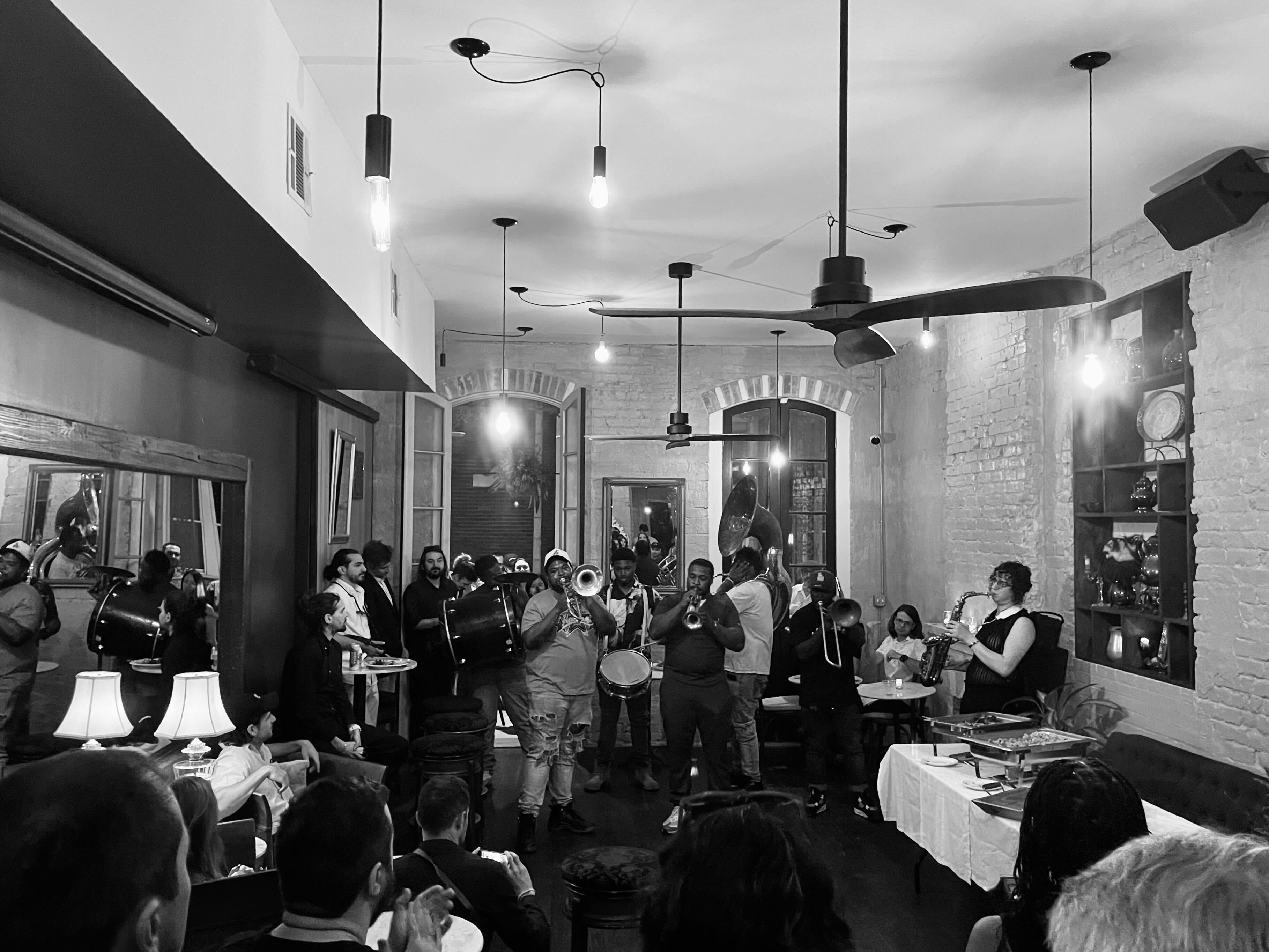 Playing with the Young Fellaz Brass Band in New Orleans - April 2025